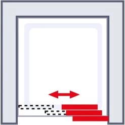 Schulte 3-teilige Schiebetür Für Nischen Kristall/Trend Alu-Natur BxH 80x185 Cm 8 Schulte 3-teilige Schiebetür Für Nischen Kristall/Trend Alu-Natur BxH 80x185 Cm -Badezimmerbedarf Geschäft 4060991002359 2053 04