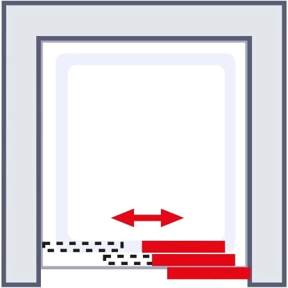 Schulte 3-teilige Schiebetür Für Nischen Kristall/Trend Alu-Natur BxH 80x185 Cm 5 Schulte 3-teilige Schiebetür Für Nischen Kristall/Trend Alu-Natur BxH 80x185 Cm – Bild 3