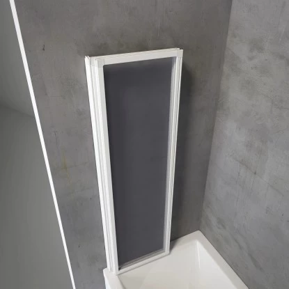 Schulte Badewannenaufsatz Einfaltbar Echtglas Weiß 125 Cm X 140 Cm 4 Schulte Badewannenaufsatz Einfaltbar Echtglas Weiß 125 Cm X 140 Cm – Bild 2