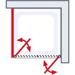Schulte Pendeltür Alexa Style 2.0 Alu-Natur Glas Klar Hell 90x90x92 Cm 13 Schulte Pendeltür Alexa Style 2.0 Alu-Natur Glas Klar Hell 90x90x92 Cm -Badezimmerbedarf Geschäft 4060991018725 2053 6