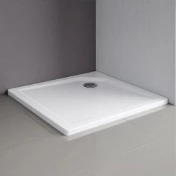 Schulte ExpressPlus Schürze Für Duschwanne Quadrat Extraflach Alpinweiß 90x90 Cm -Badezimmerbedarf Geschäft 4060991037047 2053 1