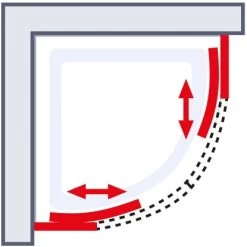 Schulte ExpressPlus Runddusche Kristall/Trend Inkl. Duschwanne 80x80cm 15 Schulte ExpressPlus Runddusche Kristall/Trend Inkl. Duschwanne 80x80cm -Badezimmerbedarf Geschäft 4060991038143 2053 6