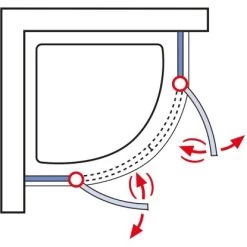 Schulte ExpressPlus Runddusche Garant Mit Duschwanne Alu Natur 200x90x90cm 18 Schulte ExpressPlus Runddusche Garant Mit Duschwanne Alu Natur 200x90x90cm -Badezimmerbedarf Geschäft 4060991055966 2053 6