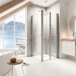 Schulte ExpressPlus Set Duschkabine Pendeltür Garant Mit Duschwanne 200x80cm