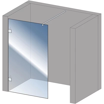 Schulte Alexa Style 2.0 Duschwand Walk In Loft 2-teilig BlackStyle 120 X 200cm 7 Schulte Alexa Style 2.0 Duschwand Walk In Loft 2-teilig BlackStyle 120 X 200cm – Bild 5