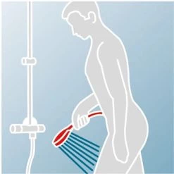 Schulte ExpressPlus Duschsystem Rain Classic Mit Thermostat Black Style Eckig -Badezimmerbedarf Geschäft 4060991058806 2053 9