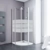 Schulte ExpressPlus Runddusche AlexaStyle2.0 90 X90 X 192 Cm Mit Radius: 550 Mm -Badezimmerbedarf Geschäft 4060991064067 2053 7 1