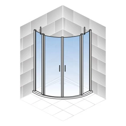 Schulte ExpressPlus Runddusche AlexaStyle2.0 90 X90 X 192 Cm Mit Radius: 550 Mm 6 Schulte ExpressPlus Runddusche AlexaStyle2.0 90 X90 X 192 Cm Mit Radius: 550 Mm – Bild 4