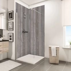 Schulte ExpressPlus DecoDesign Duschrückwand Dekor Stein Beton 210x100cm -Badezimmerbedarf Geschäft 4060991067839 Bild03