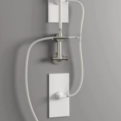 Schulte ExpressPlus Komplettdusche-Schiebetür Bali Mattschwarz 215 Cm X 115 Cm -Badezimmerbedarf Geschäft 4060991074998 2053 CU 08