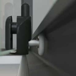 Schulte ExpressPlus Komplettdusche-Schiebetür Bali Mattschwarz 215 Cm X 115 Cm -Badezimmerbedarf Geschäft 4060991074998 2053 CU 11