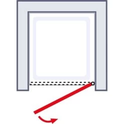 Schulte ExpressPlus Drehtür In Nische Trend 2.0 Mattschwarz 200 Cm X 90 Cm 10 Schulte ExpressPlus Drehtür In Nische Trend 2.0 Mattschwarz 200 Cm X 90 Cm -Badezimmerbedarf Geschäft 4060991076039 2053 AI 01