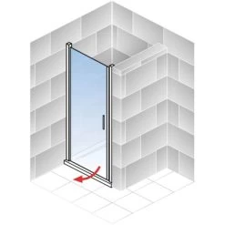 Schulte ExpressPlus Drehtür In Nische Trend 2.0 Mattschwarz 200 Cm X 90 Cm 11 Schulte ExpressPlus Drehtür In Nische Trend 2.0 Mattschwarz 200 Cm X 90 Cm -Badezimmerbedarf Geschäft 4060991076039 2053 AI 03