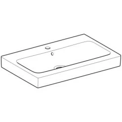 Geberit Waschbecken ICon 75 Cm Weiß Mit Hl Und Ül KeraTect 7 Geberit Waschbecken ICon 75 Cm Weiß Mit Hl Und Ül KeraTect -Badezimmerbedarf Geschäft 4123 124075600 Perspective
