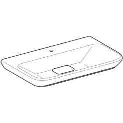 Geberit Waschbecken MyDay 80 Cm Weiß KeraTect -Badezimmerbedarf Geschäft 4123 125480600 Perspective