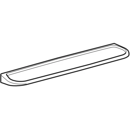 Geberit Wandablage 60 X 14 Cm Renova Alpinweiß 4 Geberit Wandablage 60 X 14 Cm Renova Alpinweiß – Bild 2