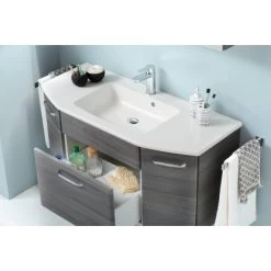 Pelipal Badmöbel-Set Zoey Graphit 112 Cm 3-teilig -Badezimmerbedarf Geschäft 420929 MPS 3