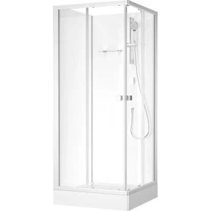 Baliv Komplettdusche DUK-85.110KE 85 Cm X 85 Cm Silber Matt 4 Baliv Komplettdusche DUK-85.110KE 85 Cm X 85 Cm Silber Matt – Bild 2
