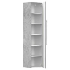 Posseik Badmöbelset Argos 4-tlg. Inkl. Spiegelschrank Beton -Badezimmerbedarf Geschäft 4251461521474 5