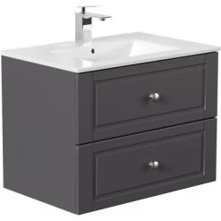 Posseik Badmöbel-Set Homeline H X B X T: 54 Cm X 72 Cm X 46,5 Cm Anthrazit 11 Posseik Badmöbel-Set Homeline H X B X T: 54 Cm X 72 Cm X 46,5 Cm Anthrazit -Badezimmerbedarf Geschäft 4251982604236 4873 3