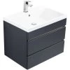 Posseik Waschplatz Amilia H 58 X B 60 X T 48 Cm Anthrazit Schubladen Grifflos 2 Posseik Waschplatz Amilia H 58 X B 60 X T 48 Cm Anthrazit Schubladen Grifflos -Badezimmerbedarf Geschäft 4251982627273 4873 1
