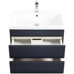 Posseik Waschplatz Amilia H 58 X B 60 X T 48 Cm Anthrazit Schubladen Grifflos 9 Posseik Waschplatz Amilia H 58 X B 60 X T 48 Cm Anthrazit Schubladen Grifflos -Badezimmerbedarf Geschäft 4251982627273 4873 4