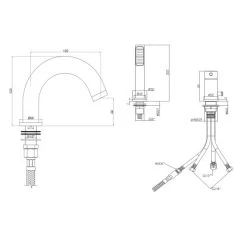 Ottofond Badewannen-Set Spirit 180 Cm Links Inkl. Ablaufgarnitur Und Armatur -Badezimmerbedarf Geschäft 440815 3209 2