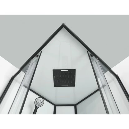 Sanotechnik Komplettduschkabine Sky 2 CL74 Schwarz 5 Sanotechnik Komplettduschkabine Sky 2 CL74 Schwarz – Bild 3