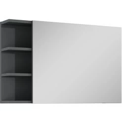 Spiegelschrank 80 Cm Atile Grau