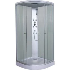 Sanotechnik Komplettduschkabine Punto 207 Cm X 90 Cm X 90 Cm Weiß