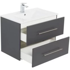 Posseik Waschtisch Homeline 54 Cm X 70 Cm X 46 Cm Anthrazit 12 Posseik Waschtisch Homeline 54 Cm X 70 Cm X 46 Cm Anthrazit -Badezimmerbedarf Geschäft 4873 HOMELINE70000104DE 4