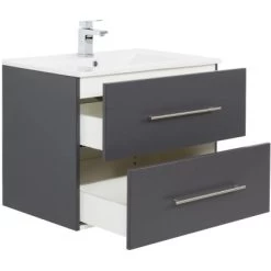 Posseik Waschtisch Homeline 54 Cm X 70 Cm X 46 Cm Anthrazit 13 Posseik Waschtisch Homeline 54 Cm X 70 Cm X 46 Cm Anthrazit -Badezimmerbedarf Geschäft 4873 HOMELINE70000104DE 5