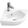 Villeroy & Boch Eck-Handwaschbecken Subway 2.0 32 Cm Pergamon Mit HL U. ÜL CPlus -Badezimmerbedarf Geschäft 501689 4123 vbb d 731945