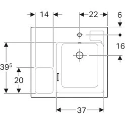 Geberit Waschbecken Bambini Mit Schwammbecken 60 Cm KeraTect 11 Geberit Waschbecken Bambini Mit Schwammbecken 60 Cm KeraTect -Badezimmerbedarf Geschäft 516968 4123 das 514657 5