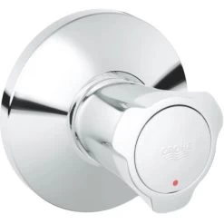 Grohe UP-Ventil Oberbau Costa Chrom Markierung Rot