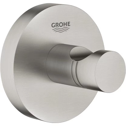 Grohe Bademantelhaken Essentials Supersteel 3 Grohe Bademantelhaken Essentials Supersteel