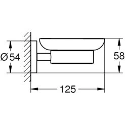 Grohe Seifenschale Essentials Mit Halter Supersteel 7 Grohe Seifenschale Essentials Mit Halter Supersteel -Badezimmerbedarf Geschäft 5309372 4520 2050661 1