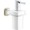 Grohe Halter Grandera Mit Keramik-Seifenspender Chrom/Gold -Badezimmerbedarf Geschäft 5309497 4520 40627IG0 1