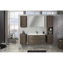 Fackelmann Unterschrank Links 35,5 Cm Rondo Eiche Cognac -Badezimmerbedarf Geschäft 538643 3254 rondo 3