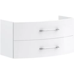 Pelipal Badmöbel-Set Quantum 01 Weiß 3-teilig Wandmontage EEK: A - A++ -Badezimmerbedarf Geschäft 561447 2467 3