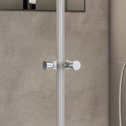 Schulte Eckeinstieg Mit Schiebetüren Sunny 180 Cm X 75-90 Cm Schwarz Glasdekor -Badezimmerbedarf Geschäft 5777008 CU 01