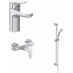 Ideal Standard Armaturenpaket Ceraflex Inkl. Brausearmatur Chrom