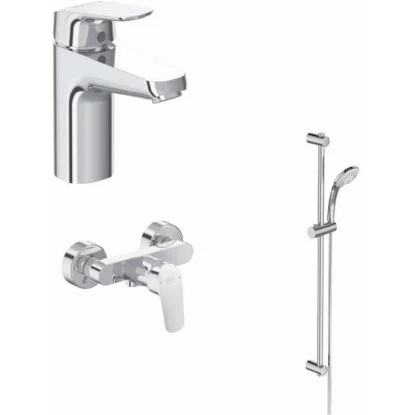 Ideal Standard Armaturenpaket Ceraflex Inkl. Brausearmatur Chrom 3 Ideal Standard Armaturenpaket Ceraflex Inkl. Brausearmatur Chrom