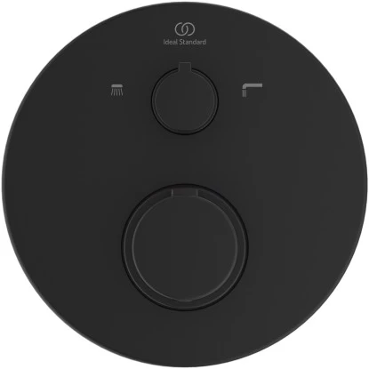 Ideal Standard Badethermostat Ceratherm T100 Unterputz DVGW Silk Black 4 Ideal Standard Badethermostat Ceratherm T100 Unterputz DVGW Silk Black – Bild 2