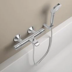 Ideal Standard Badethermostat Ceratherm T25 Aufputz Chrom -Badezimmerbedarf Geschäft 611682 3049 4