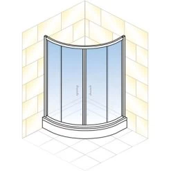Schulte ExpressPlus Runddusche Sunny Sicherheitsglas Alpinweiß 190x90x90cm 15 Schulte ExpressPlus Runddusche Sunny Sicherheitsglas Alpinweiß 190x90x90cm -Badezimmerbedarf Geschäft 63466 2053 4060991051098 2