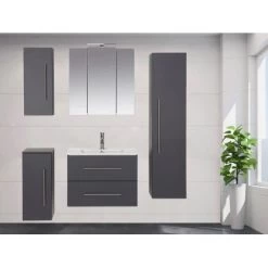 Posseik Waschtisch Homeline 54 Cm X 70 Cm X 46 Cm Anthrazit 15 Posseik Waschtisch Homeline 54 Cm X 70 Cm X 46 Cm Anthrazit -Badezimmerbedarf Geschäft 6361513 AB