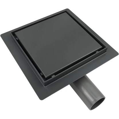 VerosanPro Duschrinne-Bodenablauf Nakia Quadratisch Matt Dunkelgrau 25 X 25 Cm 3 VerosanPro Duschrinne-Bodenablauf Nakia Quadratisch Matt Dunkelgrau 25 X 25 Cm