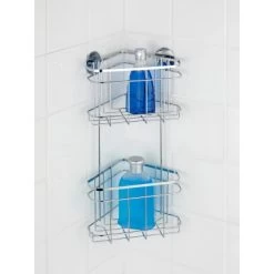 Wenko Turbo-Loc Eckregal 2 Etagen Edelstahl Glänzend 11 Wenko Turbo-Loc Eckregal 2 Etagen Edelstahl Glänzend -Badezimmerbedarf Geschäft 655230 1068 picture 6