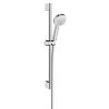 Hansgrohe Brauseset Crometta 100 Vario Mit Brausestange 65 Cm Weiß-Chrom 1 Hansgrohe Brauseset Crometta 100 Vario Mit Brausestange 65 Cm Weiß-Chrom -Badezimmerbedarf Geschäft 657988 2744 1